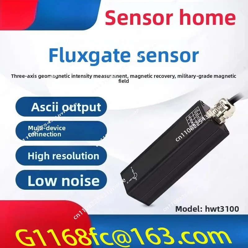 Three Axis Electronic Compass Geomagnetic Sensor PNI Magnetometer Heading Angle Flux Gate HWT310