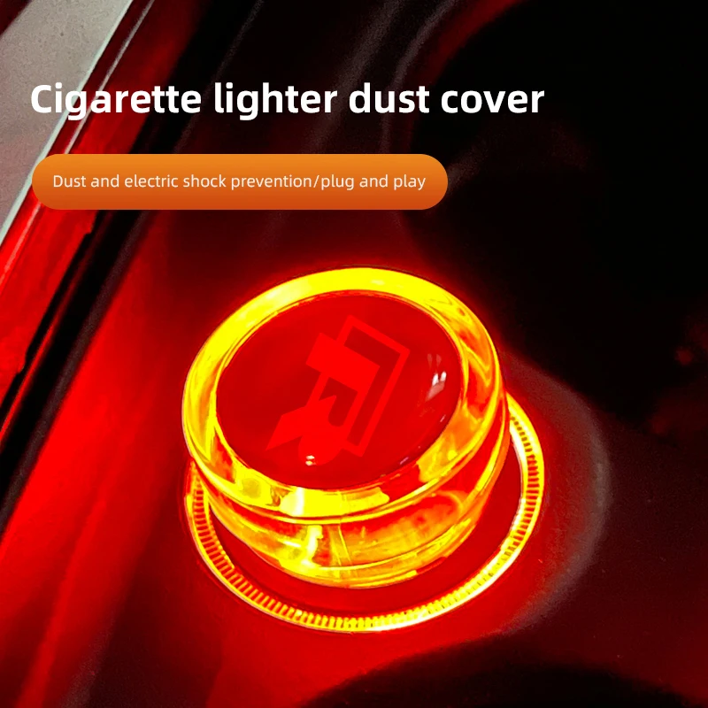 Car Cigarette Lighter Cap Auto Lighter Dust Proof Cover Accessories For Volkswagen VW RLine R Golf Amarok T5 T4 Phaeton Caddy