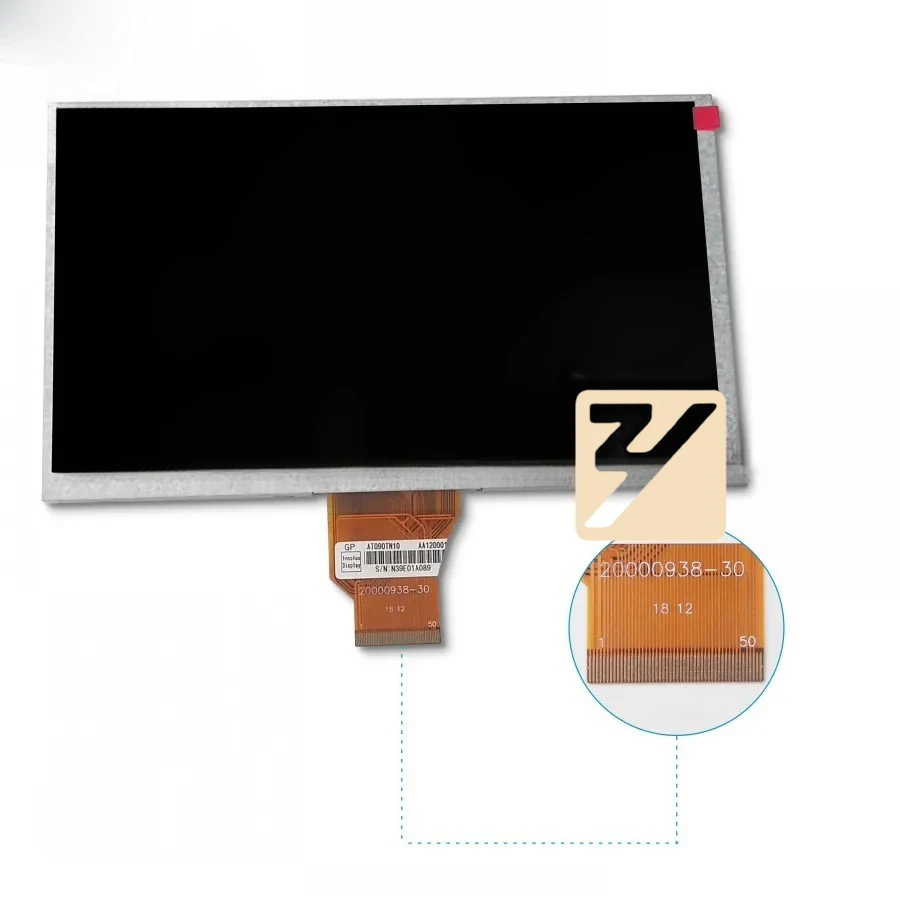50pins TTL AT090TN10 9.0inch 800*480 tft-lcd display Fast shipping