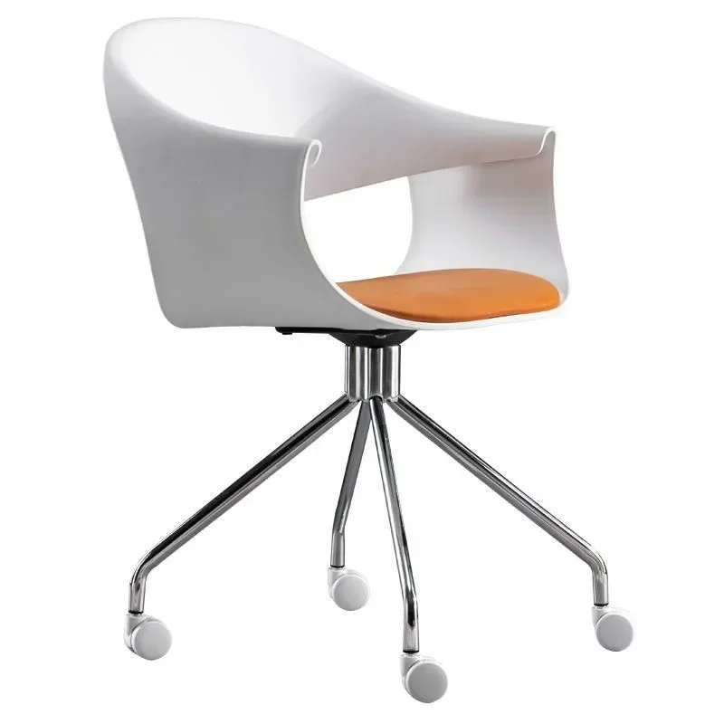 Nordic simple computer chair designer office chair Ergonomic backrest  can be raised and lowered with pulley office meeting room