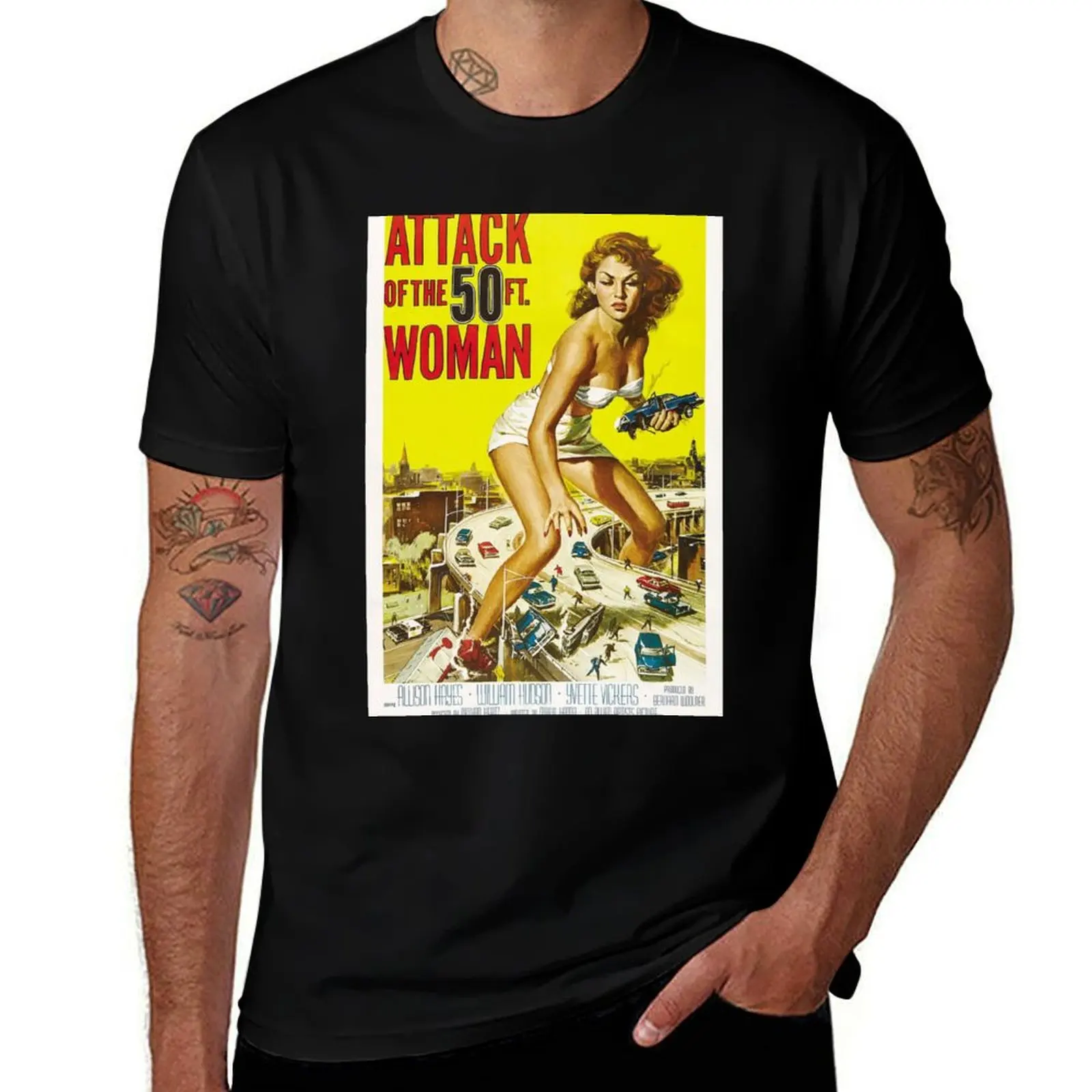 

Attack of the 50 foot Woman T-Shirt affliction shirts graphic t shirts animal prinfor boys cotton t shirt men