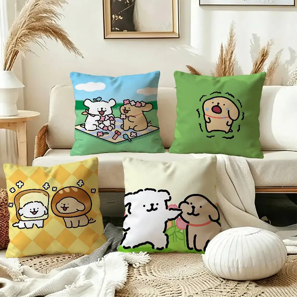 L-Line Puppy Pillowcases Home Bedding Decorative Pillow Cover Wedding Super Soft Pillow Case