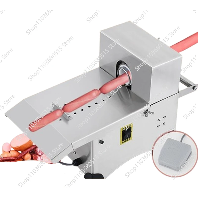 Automatic Electric Sausage Twisting Knotting Tying Machine 220V 200W Sausage Binding Linker Equipment for Kitchen