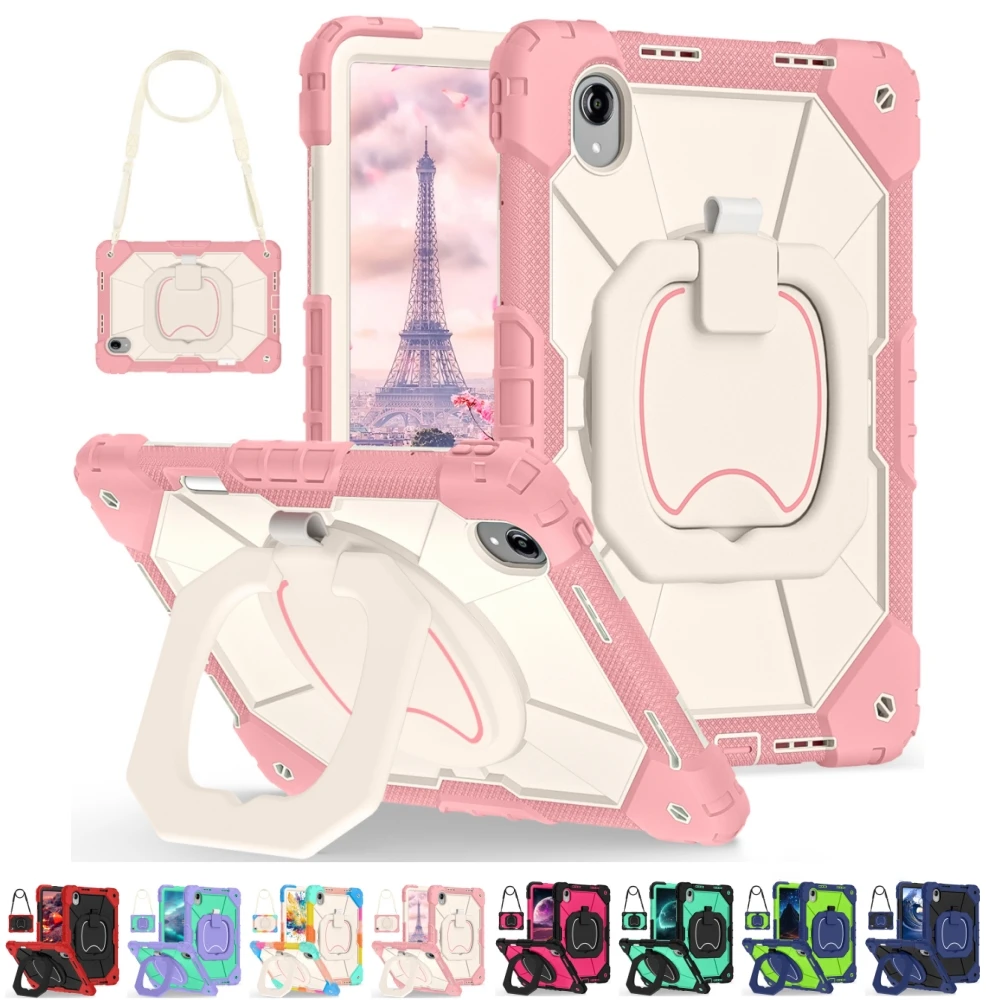 Armor Case for Lenovo Idea Tab Pro Gen 2 TB376FC TB378FU TB390 Heavy Duty Shockproof Rotating Stand Cover for Xiaoxin Pro GT 13