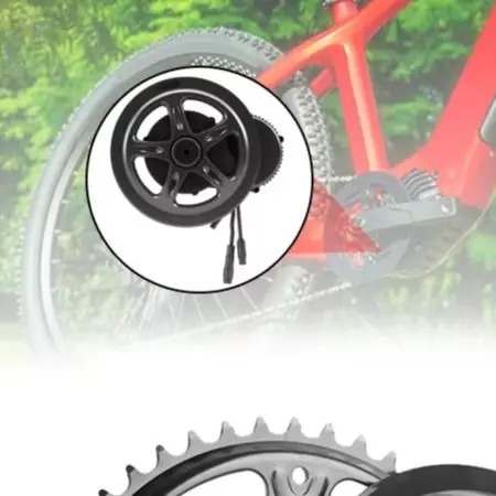 Chainwheel Sprocket 46T 48T for bbs01 Black Cycling Electric Bicycles For Bafang Lightweight MidDrive Motor Steel + ABS 1 Set