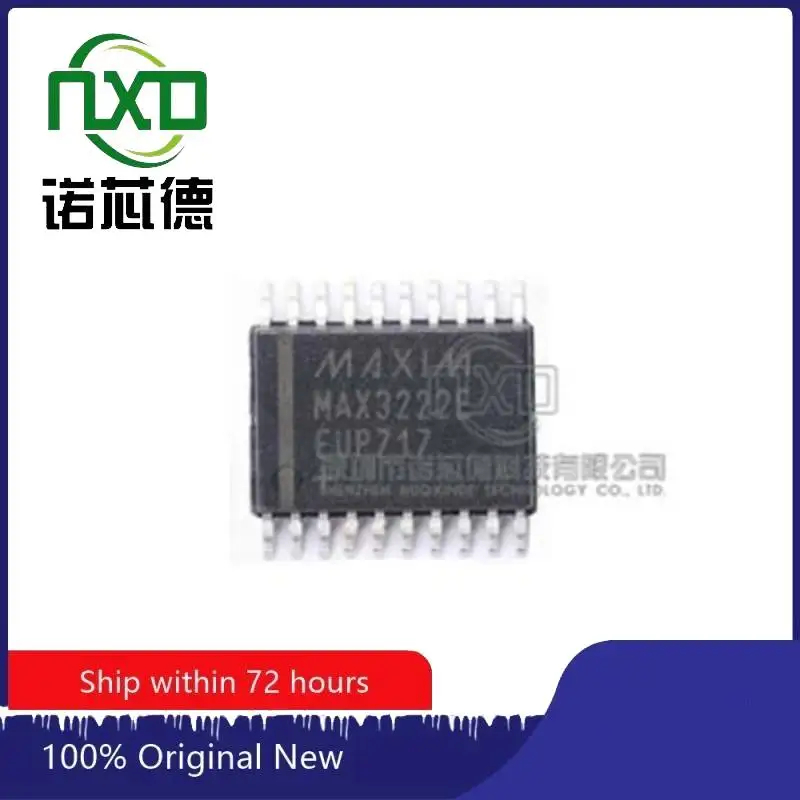 

10PCS/LOT MAX3222EEUP MAX3222EEUP+T TSSOP20 new and original integrated circuit IC chip Brand New Original