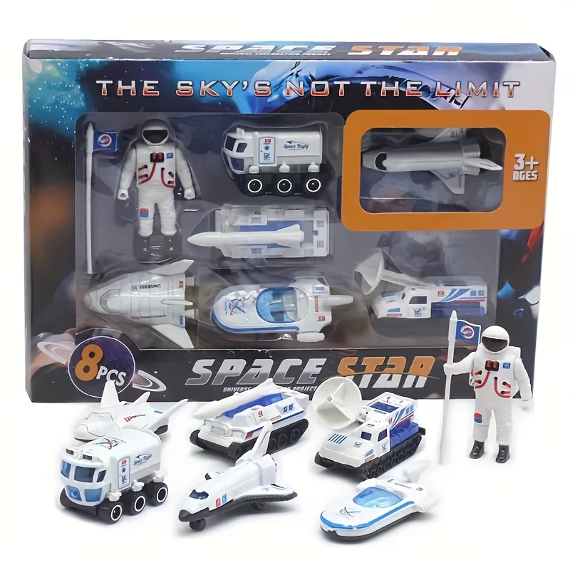 1:64 alloy space shuttle toy set, a fun and interesting toy model set for children, allowing them to learn while playing