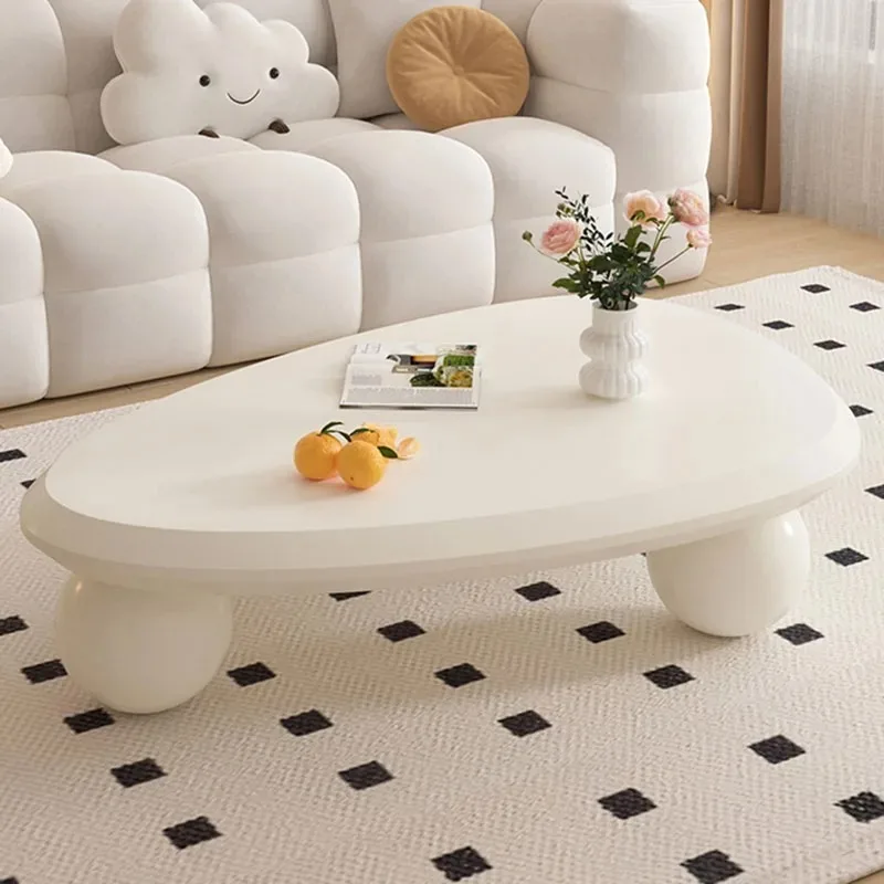 

Room Decor Bedroom Coffee Table Organizer Books Simple Clear Cute Cream Cloud Design Coffee Table Unique Meubles Home Furniture