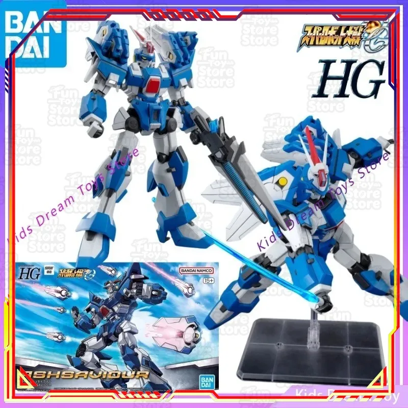 

Bandai Super Robot Wars OG ASHSAVIOUR HG 1/144 Action Figure Original In Stock Anime Collectible Toy Assembly Model
