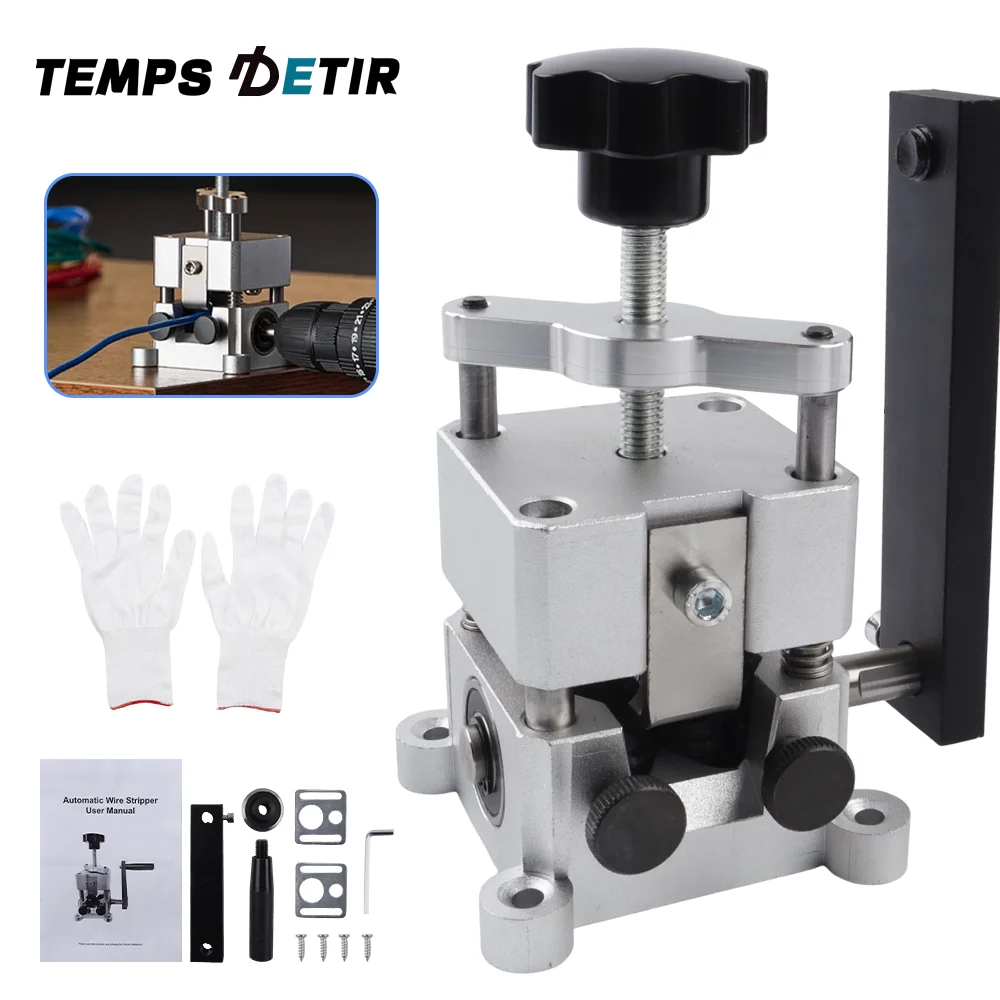 

Инструмент для зачистки проводов диаметром 1,5-25 мм, ручной и электрический, совместим с дрелью, портативный, для удаления медной проволоки, для переработки медного лома.