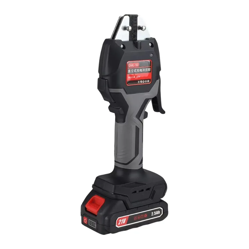 DML 50 Mini Cordless Crimping Tool 0.25-6mm² Lithium Battery For Insulated Non Insulated Terminal Ferrule Electrical Wiring