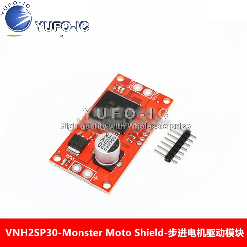 

VNH2SP30-Monster Moto Shield-Stepper Модуль привода двигателя Сильный ток 30 А