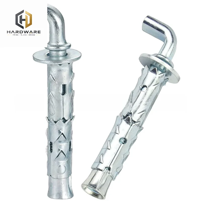 10pcs Galvanized water heater expansion bolts, fish scale expansion bolts, hollow brick and foam brick special M10