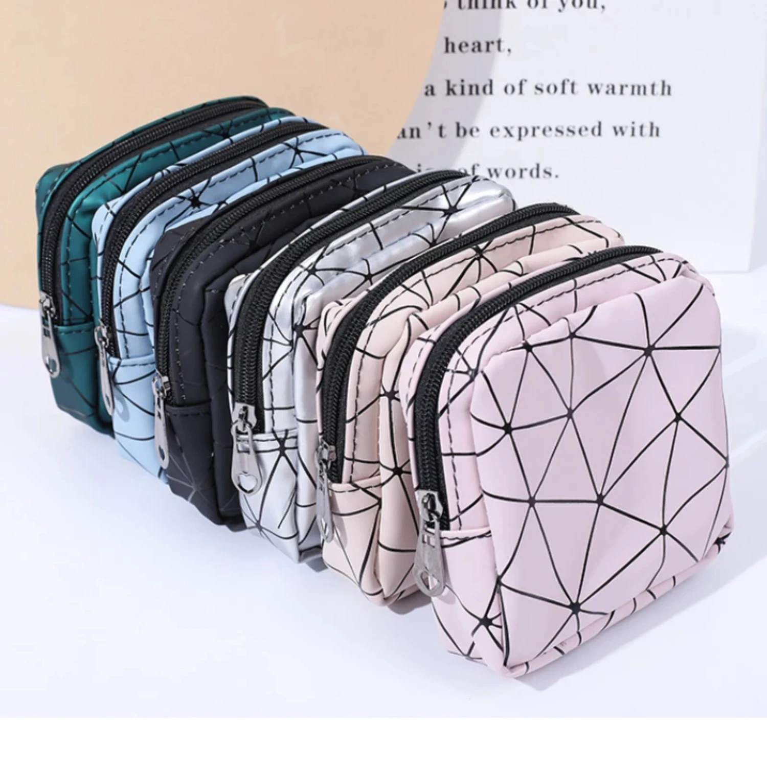 Stylish, Practical, and Spacious Womens Sanitary Napkin Aunt Towel Bag - Convenient Portable Design for Cosmetics and Makeup Or