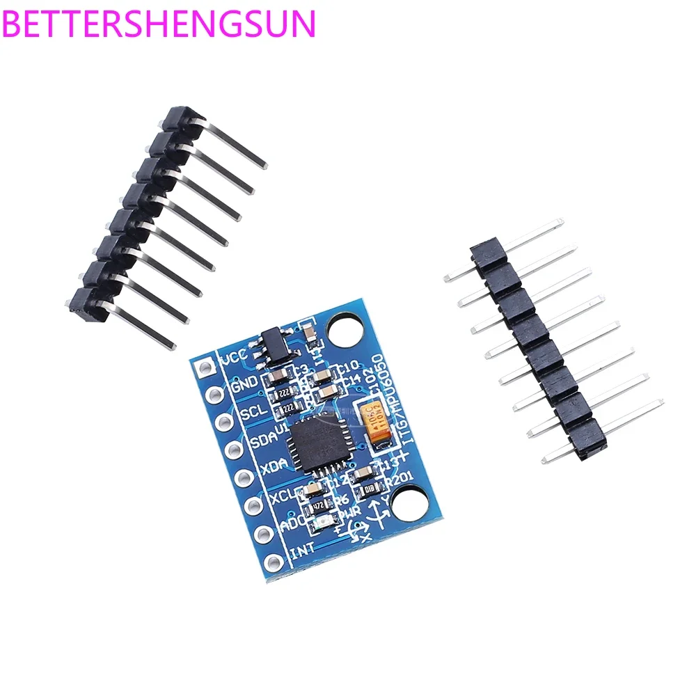 

Модуль GY-521 MPU-6050 Модуль Six DOF для треххосного гироскопа ускорения