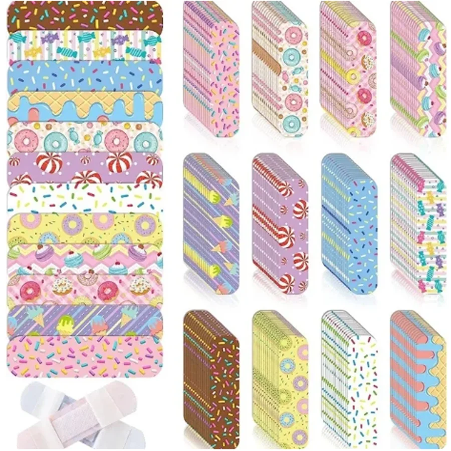 Cartoon Band Aid for Kids Adults Wound Dressing Plasters Tape for First Aid Strips Patch Waterproof Adhesive Bandages Woundplast