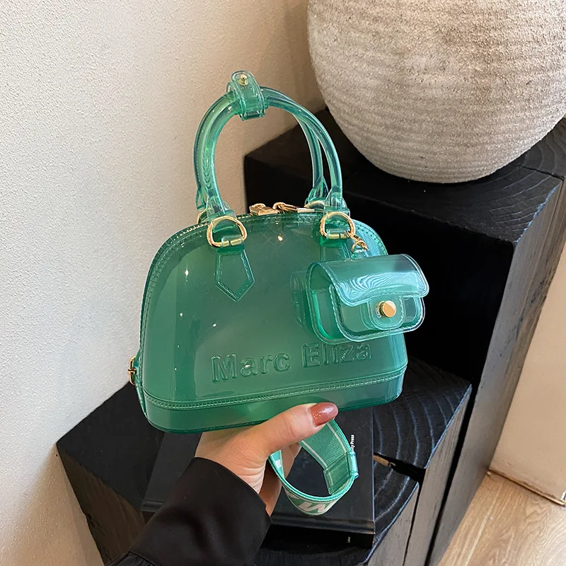 

‌2025 Trending PVC Tote Bag - Pastel Boston Shell Purse, Cute Crossbody & Shoulder Bag for Women