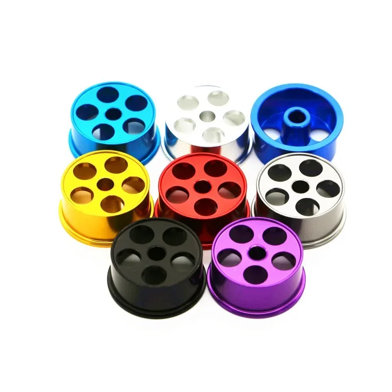 Mini 4wd Middle Diameter20.5mm Wheels Self-made Parts For Tamiya Mini 4WD Colored Wheel w/Aluminum Disc