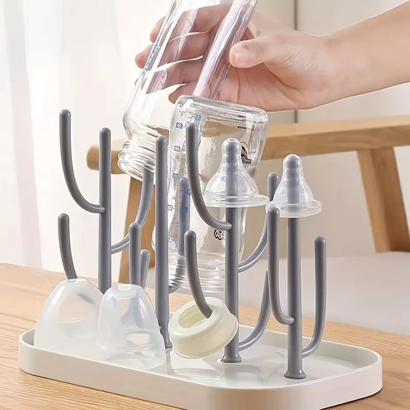

Dust-Free Bottle Shelf Drying Rack Multifunctional Folding Draining Pacifier Pacifier Filter Water Shelf Storage Box Storage Box