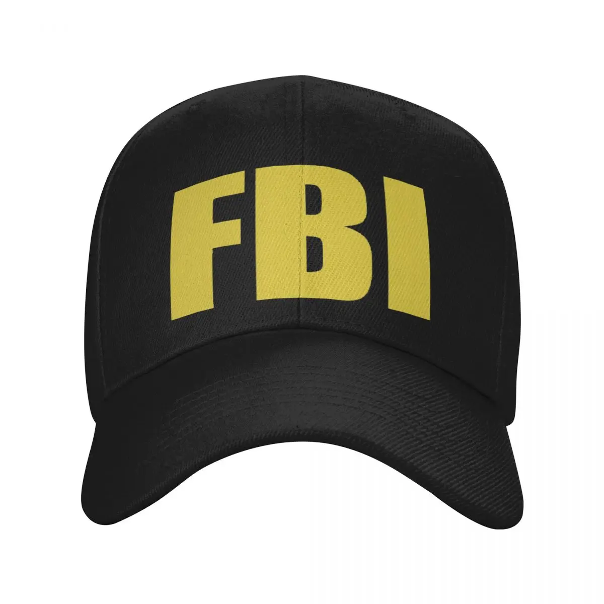 FBI Logo 956 Sun Cap para homens e mulheres, bonés esportivos, boné de beisebol, chapéu masculino