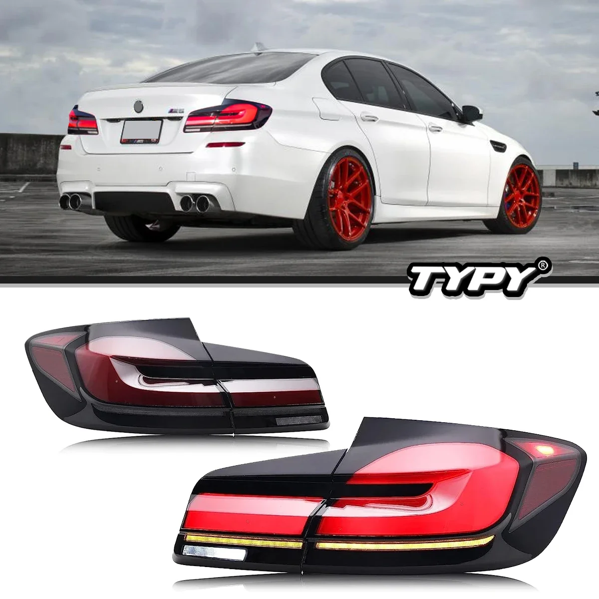 

Стайлинг автомобиля светодиодные задние фонари для BMW F10 задние фонари F18 2010-2017 525i 530i последовательный указатель поворота