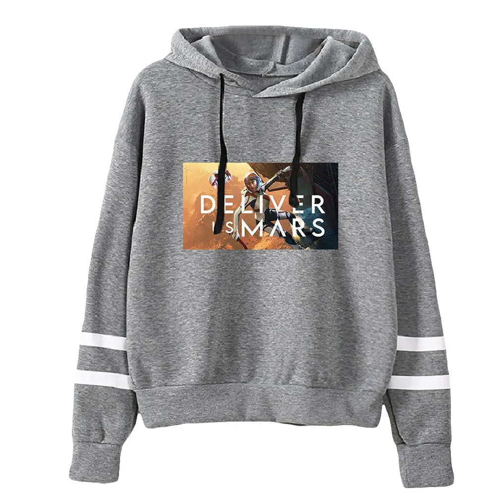 Deliver Us Mars New Game Hoodie Unisex Pocketless Parallel Bars Sleeve Streetwear Women Men Sweatshirt Fashion Clothes