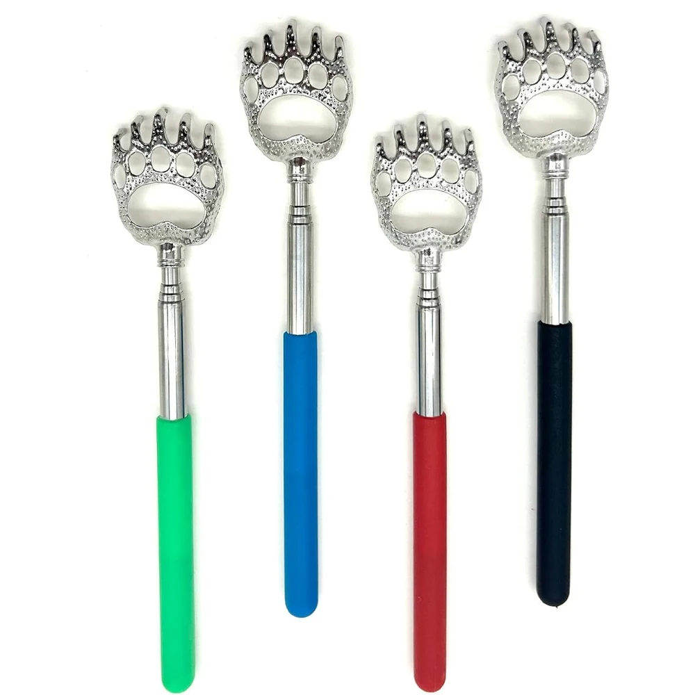 

Bear Claw Shaped Extendable Metal Retractable Telescopic Handle Back Scratcher Stocking Stuffers for Men Women Back Massager