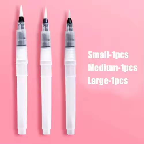 3/7pcs Watercolor Brush Pens Water Storage Function Painting Brushes For Watercolor Art Craft Supplies Artist Accessories - Image 7