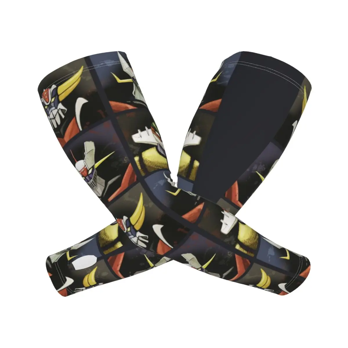 

Grendizer, Jeeg, Mazinger Z, Great Mazinger Outdoor Arm Sleeves Защитный чехол от солнца и ультрафиолета Летние ледяные шелковые велосипедные татуировки на рукавах