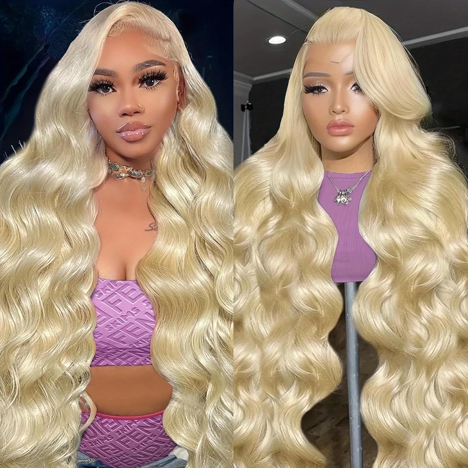 

30Inch 613 Lace Front Wig Human Hair 200 Density Blonde Wig Human Hair Body Wave13x4 HD Lace Frontal Wigs Human Hair Pre Plucked