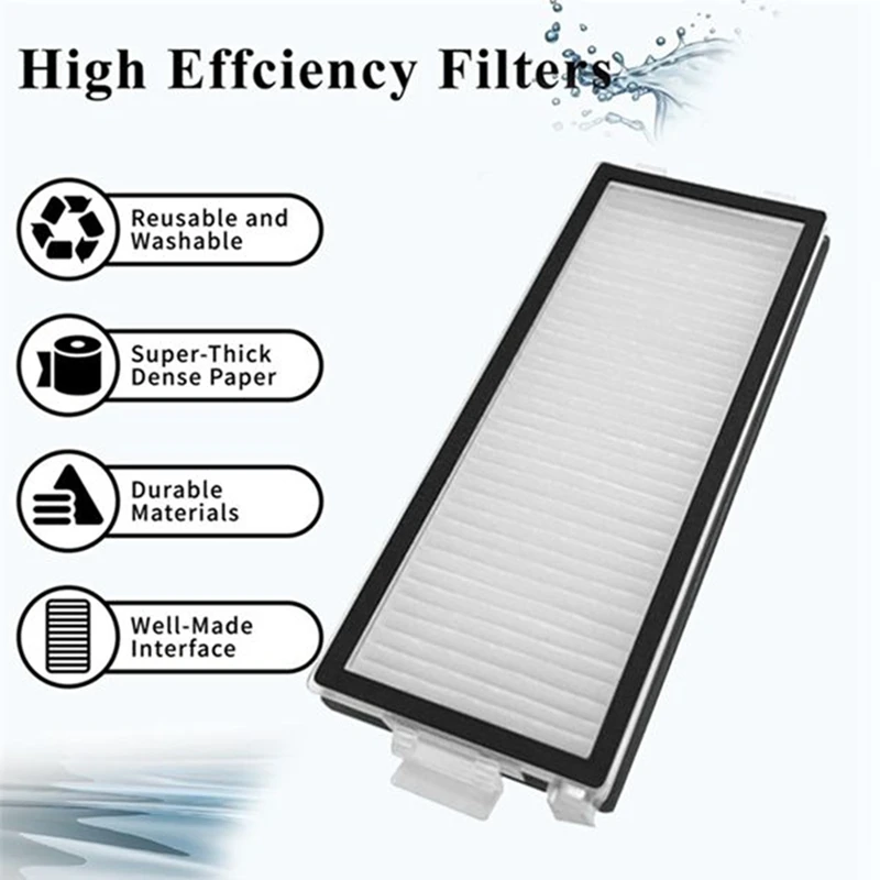 X17A 2025 NEW-18 шт. для робота-пылесоса Roborock P10S Pro/V20, основная боковая щетка, тканевый фильтр, мешок для пыли, запасная часть