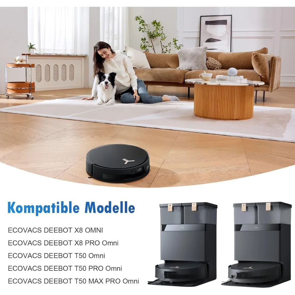 Suitable for ECOVACS Deebot T80 PRO OMNI / T80 OMNI T30C/T50 OMNI /T50 PRO OMNI X9 PRO Sweeping Robot Dust Bag Accessories