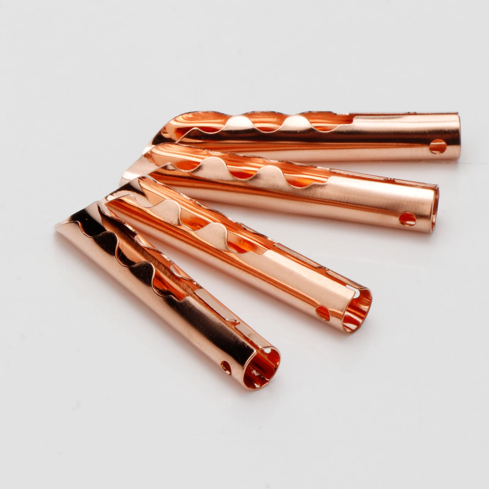 

8Pcs High Quality Rhodium Plating/Gold Plating Audio BFA Z-Type 4mm Banana Plug Speaker Cable Connector
