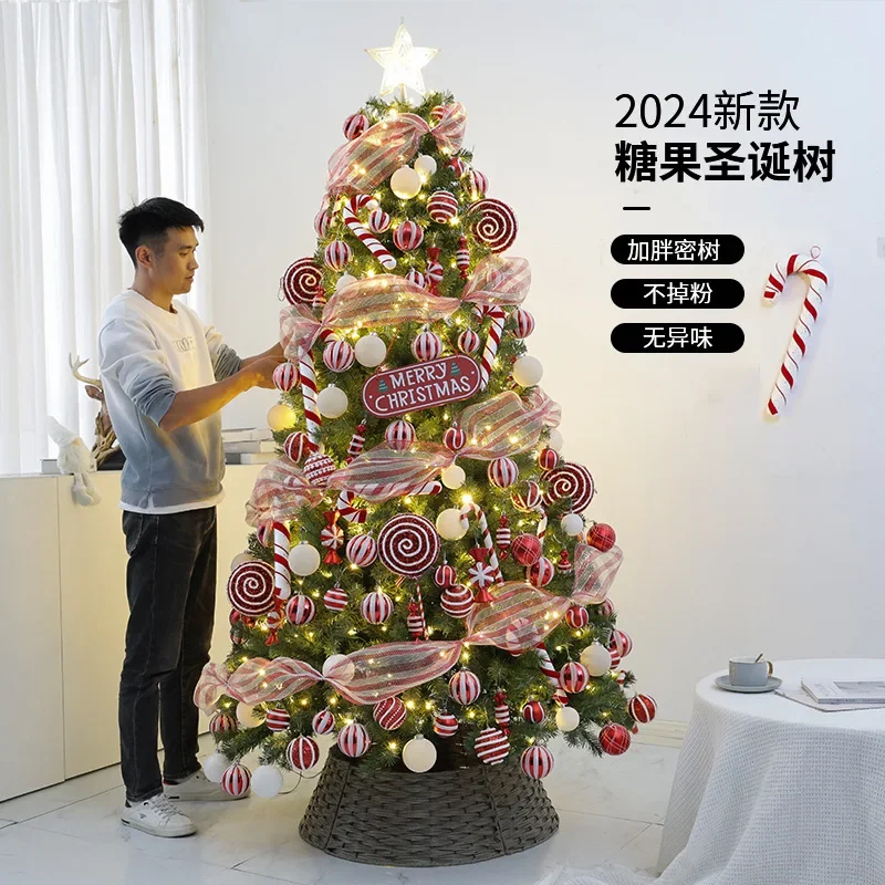 New Christmas Tree Decoration Household Christmas Internet Celebrity Ins Style Living Room DIY Large Ornament Encryption Package