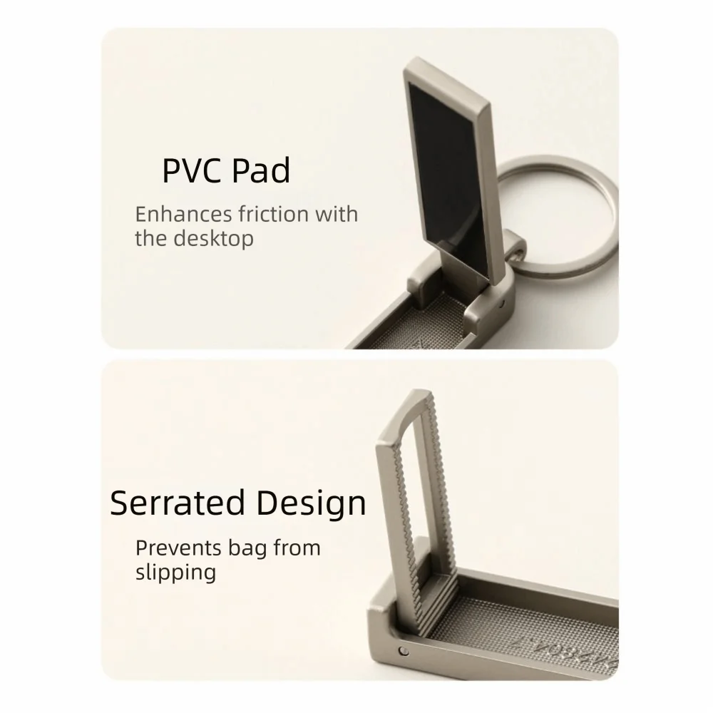 

Крючок для крепления к столу из цинкового сплава, прочный, выдерживающий большой вес, с креплением на край стола, держатель для рюкзака, миниатюрный, легко устанавливаемый, подвесная подставка для сумок.