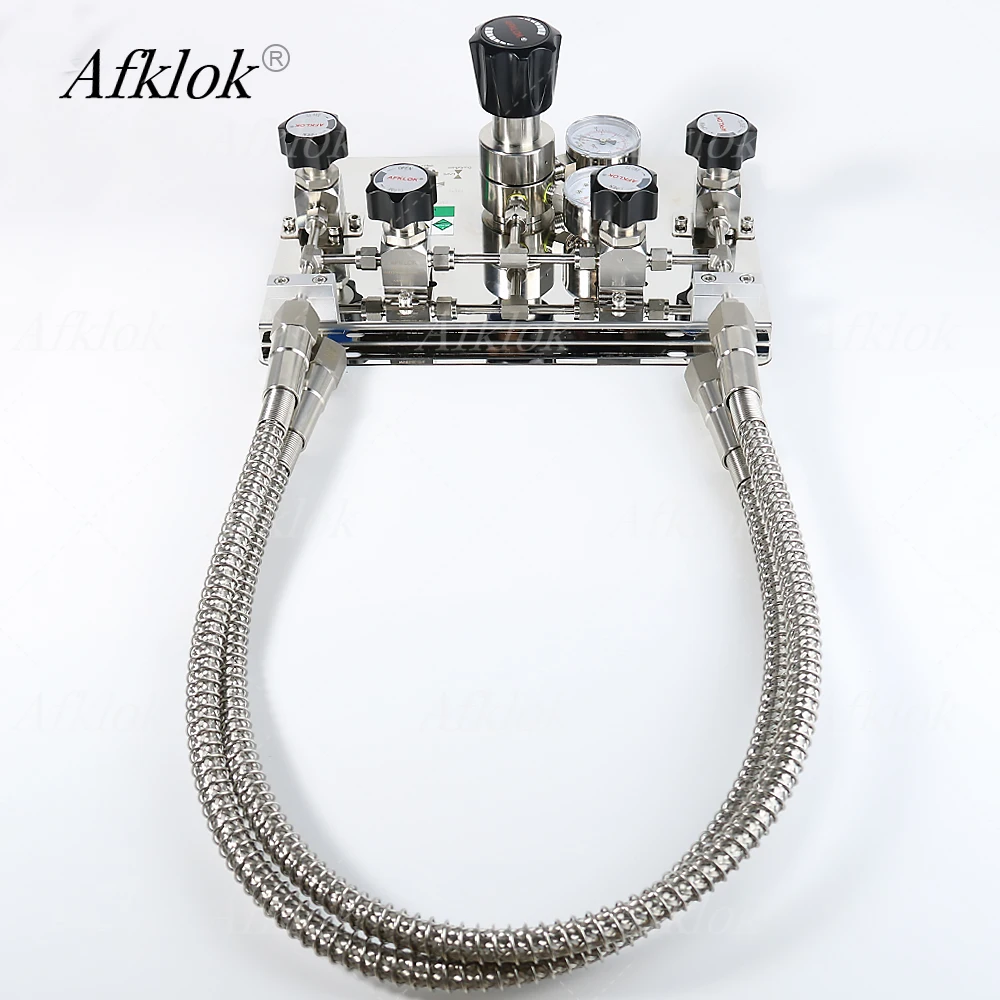 

AFKLOK Dual Side Automatic Switching Panel Uninterrupted Gas Supply Manifolds Pressure Regulators