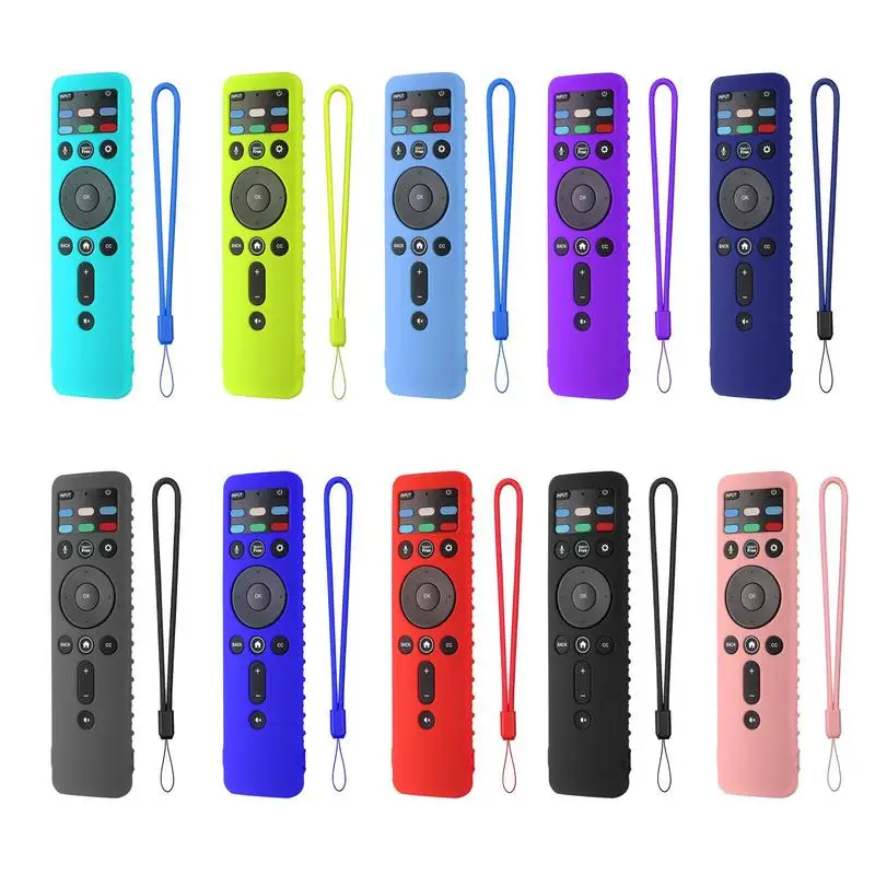 Remote Control Cover Shockproof Silicone TV Remote Cover For Voice Remote XRT260 TV Smart TV Voice Remote Control Glowing Cover