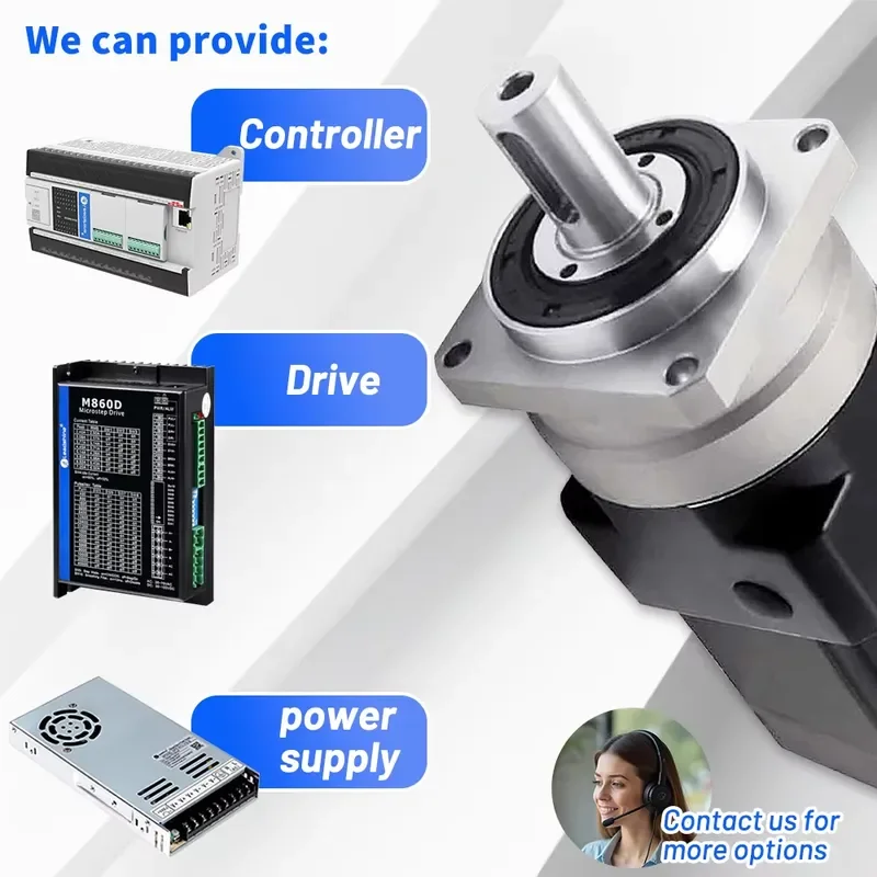 Hybrid Driver with Gearbox Micro Gear Valves PM Stepper Motor Controller Nema 42 DC 24V 2.5A
