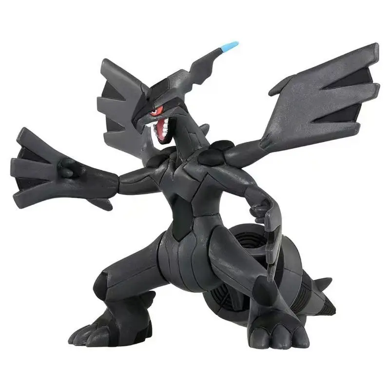 En stock, Takara Tomy Tomica Pokemon Pocket Monster Collection MonColle ML-09 Zekrom, figura de resina de anime, juguete, adorno de escritorio, regalo