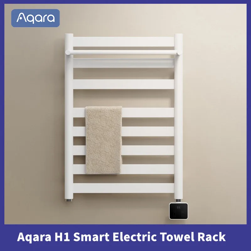 

New Aqara Smart Towel Rack H1 Zigbee 3.0 LED Touch Control IPX4 Waterproof Drying Sterilization Work With Aqara Home App