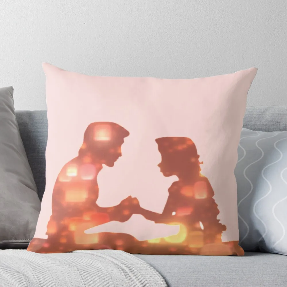 

Lanterns and Love Throw Pillow Anime home decor items pillow cover luxury Cushion Cover For Sofa