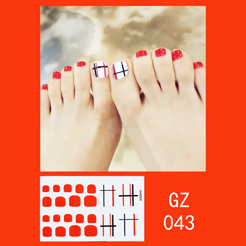 Show Whiteness Simple Toenail Stickers Full Sticker Full Toenail Stickers Toenail Simple Removable Toenail Stickers Nail Macaron