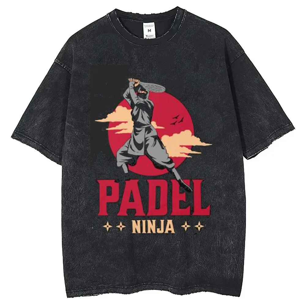 Padel Vintage de algodón lavado para hombre, ropa coreana transpirable de los años 80, gráfico moderno de estilo punk harajuku, estética grunge de los años 80, cómodo