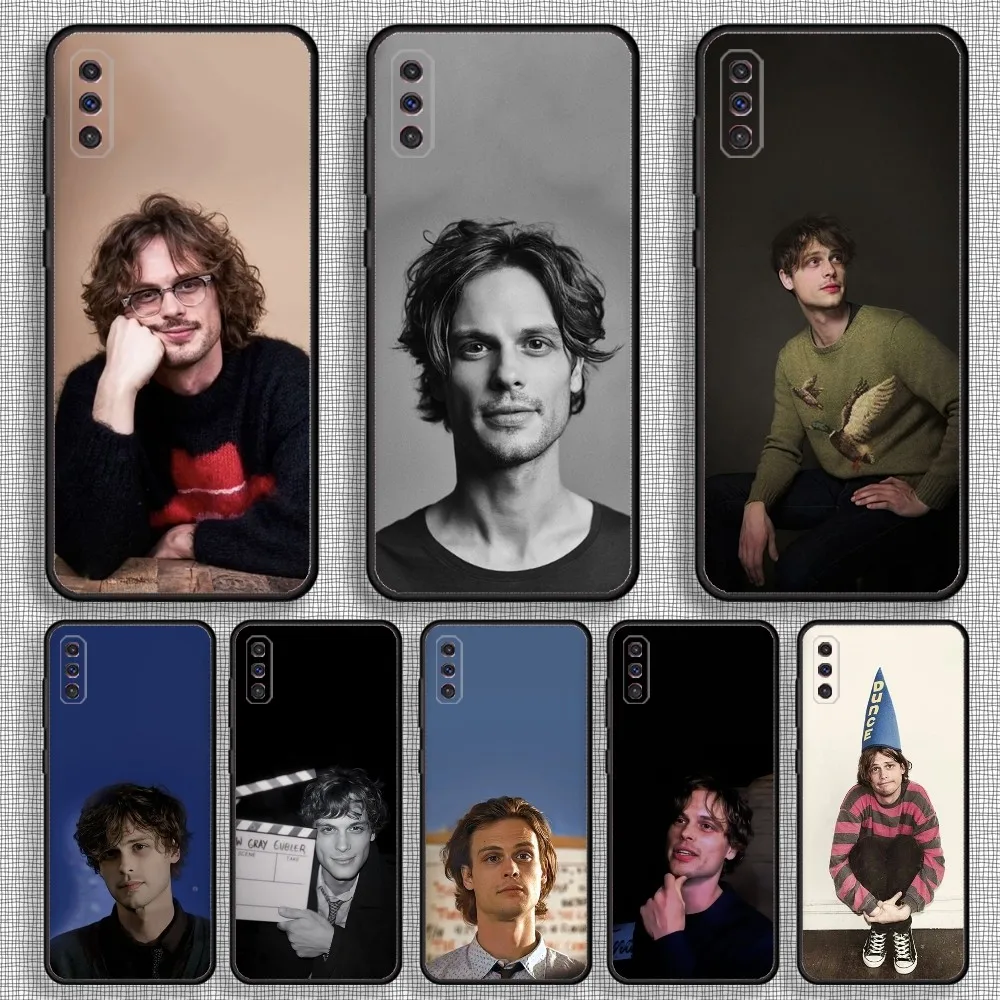 Matthew Gray Gubler Actor Phone Case For Samsung S23,23,22,30,21,10,9,Note20 Ultra,Lite,Ultra,5G,Plus,FE,Black Soft Case