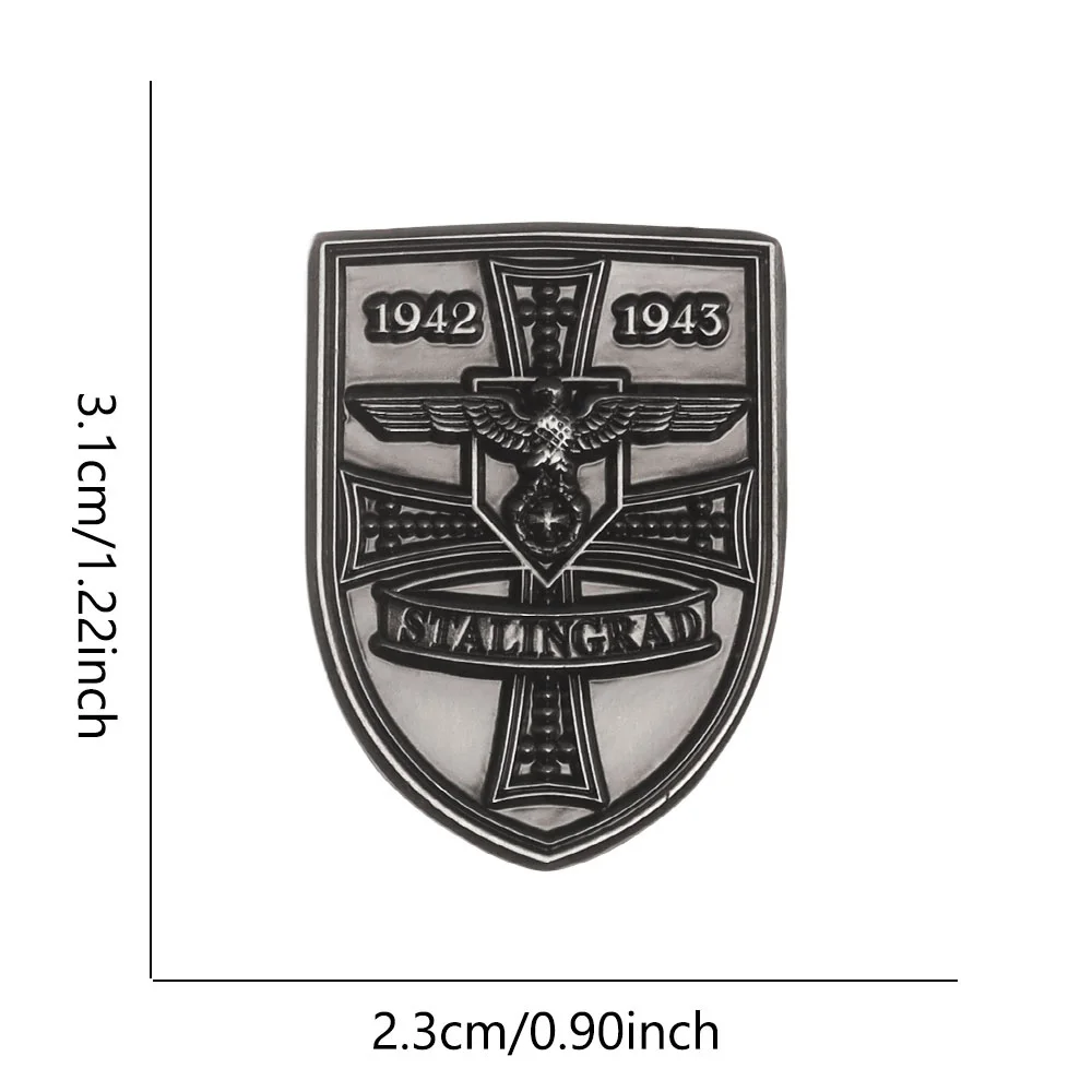 الألمانية الصليب النسر شعار فراشة مشبك دبابيس حقيبة الملابس شارة بروش للحرف الديكور #5