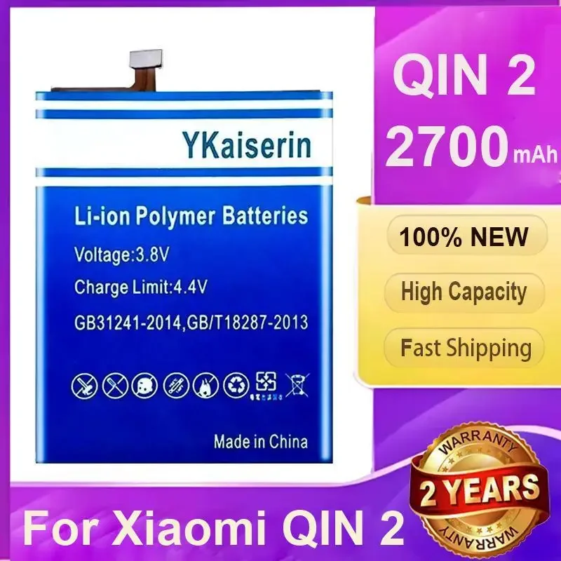 Stable Power Supply Mobile Phone Battery For Xiaomi Qin 2 2700Mah