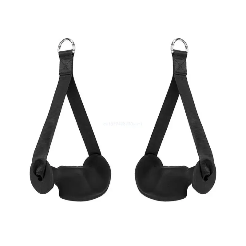 

Ergonomic Pulley Cable Machine Handle Gym Exercise Handle for Cable Machine Attachments, Strength Training Workout