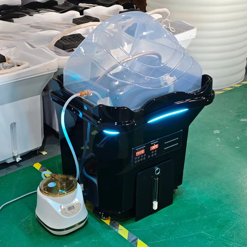 White /black Portable Japanese Head Spa 60L Tank Unit Non 17L Waste Water Tank Plumbed (inc Steamer Steamer Hood )