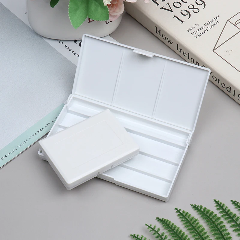 12/24 Compartment Plastic Handy Paint Dispenser Watercolour Dispenser Box Art Mixing Box Oil Paint Box