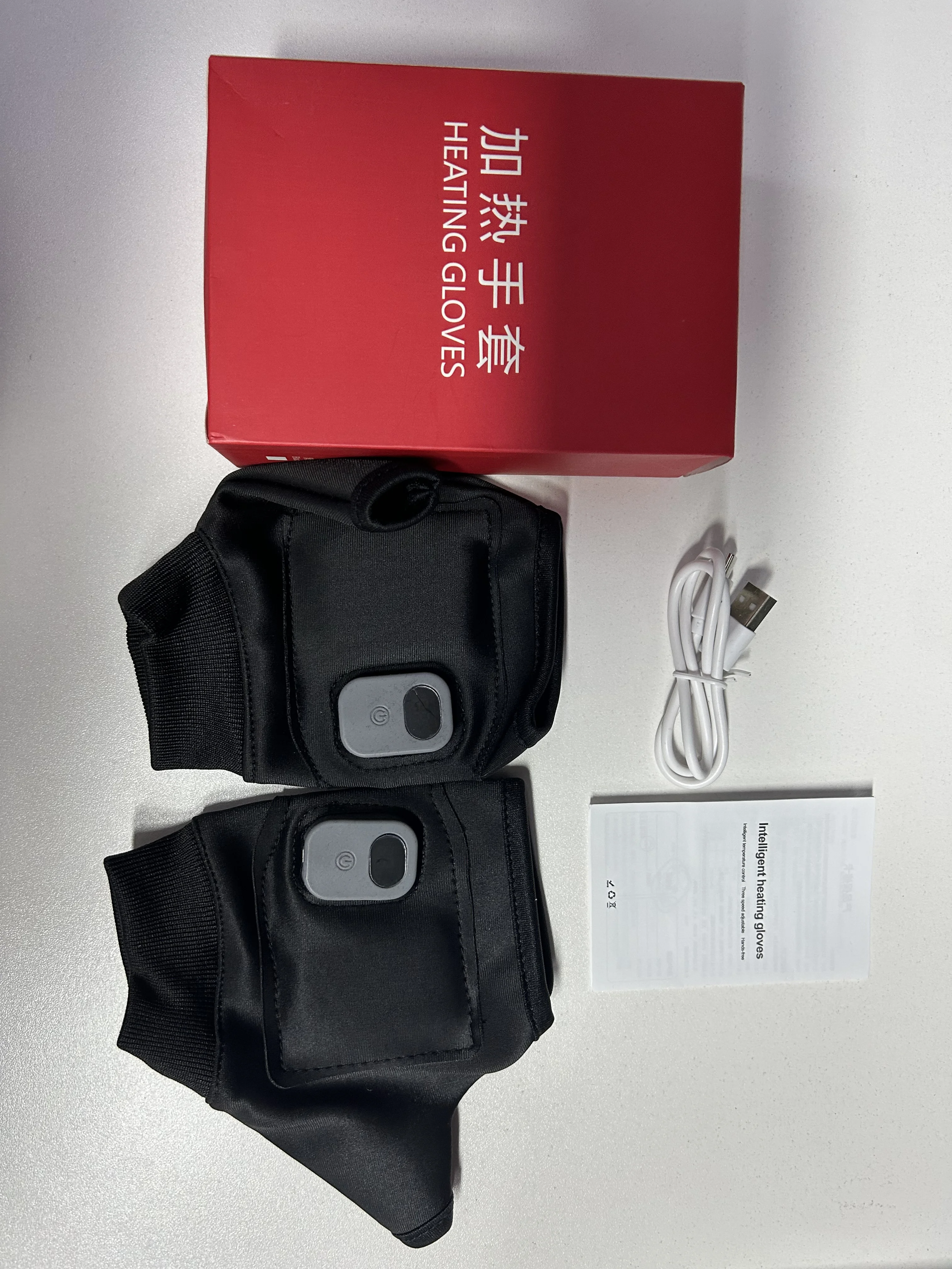 3-уровневые нагревательные перчатки 360° °   Термальная грелка для рук, электрическая, для дома, для пешего туризма, езды на велосипеде, беспроводная, зимняя, ветрозащитная, перезаряжаемая через USB